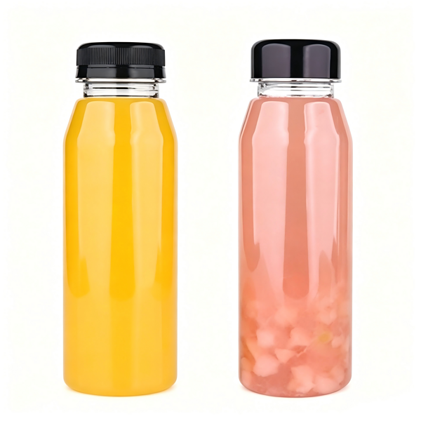 8 oz 250ml Recyclable Long Round Plastic Bottles for Juice & Beverages |  200/Case - Plasbottle - Food Grade Packaging for Bottles, Cups, Cans, Jugs  & Jars