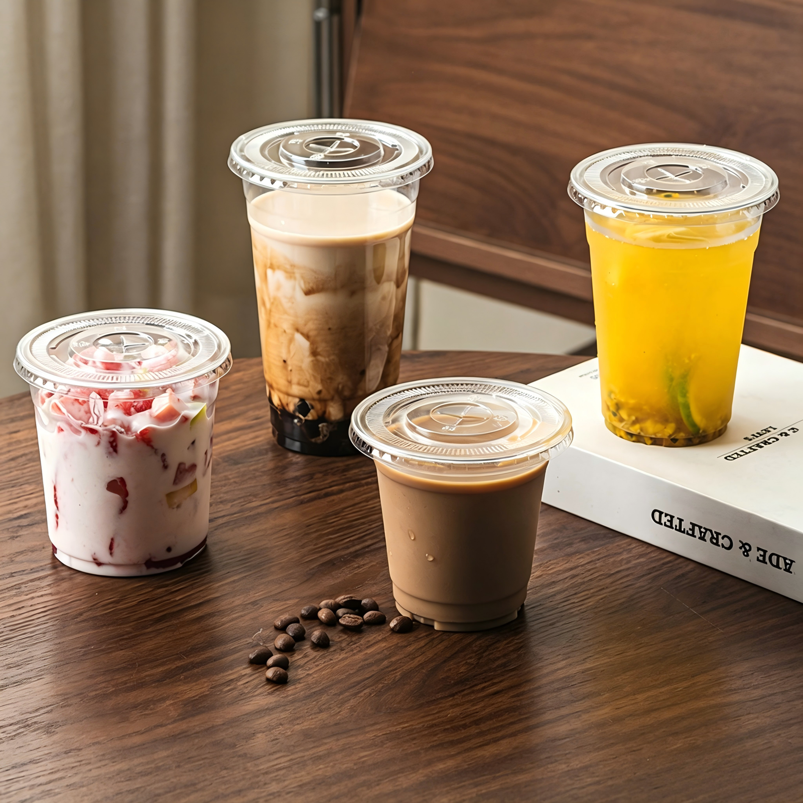 Disposable 20oz 600ml PET Cups for Coffee | Cold Cups 1000/Case - Image 2