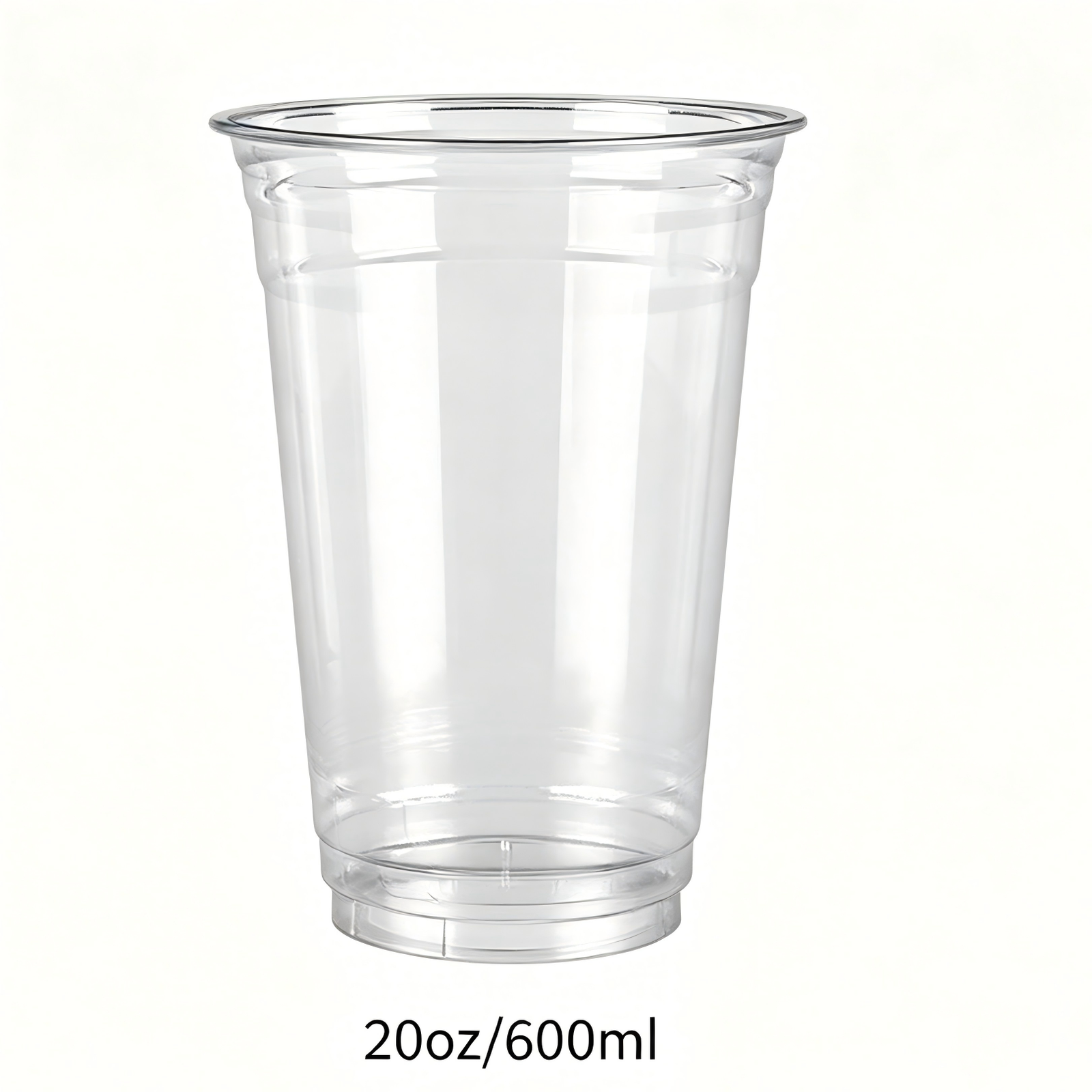 Disposable 20oz 600ml PET Cups for Coffee | Cold Cups 1000/Case