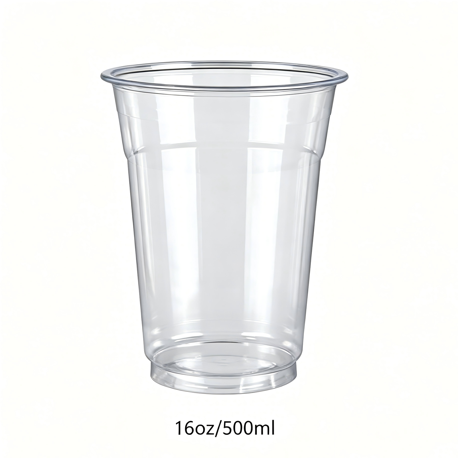 Wholesale 16 oz 500ml Recyclable Clear PET Cups for Juice | 1000/Case - Image 2