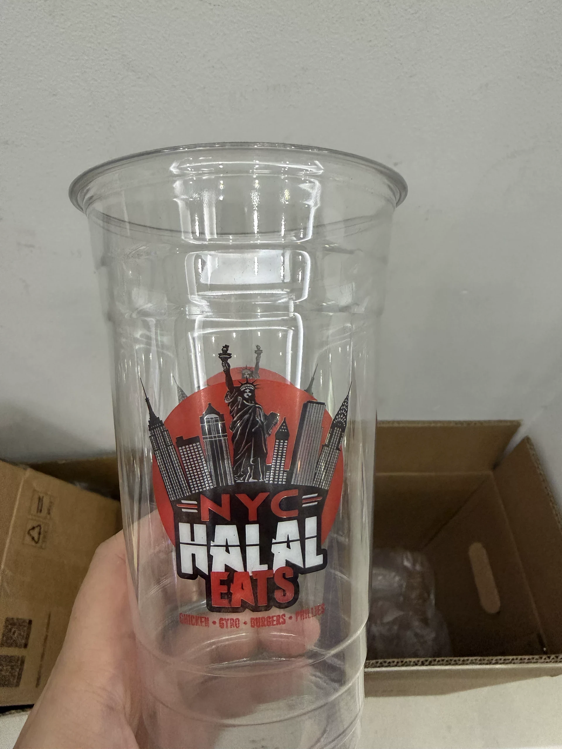 Disposable 20oz 600ml PET Cups for Coffee | Cold Cups 1000/Case - Image 6