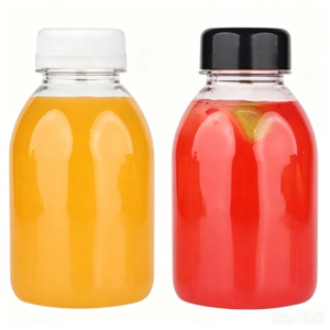 Wholesale 8 oz 250ml Recyclable BPA-free Round Juice Bottles | 200/Case